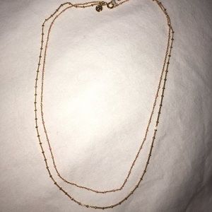 NWT Gorjana gold layered necklace